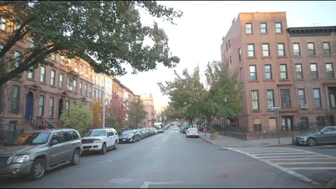 Brooklyn driving car Stock Footage 161206594