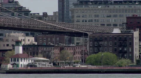 Brooklyn Heights Brooklyn Bridge Video stock 49224251