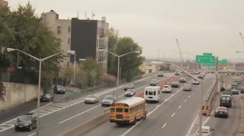 Brooklyn Highway 3 Stock Footage 8970409