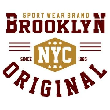 Brooklyn original Stock Illustration