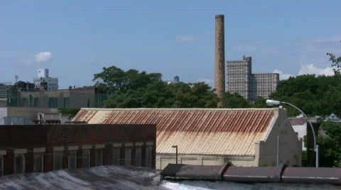 Brooklyn Sky Timelapse Video stock 460162