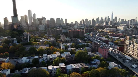 Brooklyn Sunset Stock Footage 254106520