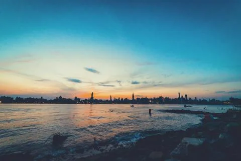 Brooklyn Sunset 库存照片