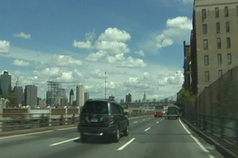 Brooklyn Terrace BQE Stock Footage 514081