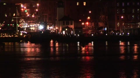 Brooklyn Time lapse nite New York-Z2-1 Stock Footage 762444