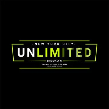Brooklyn writing design, suitable for screen printing t-shirts, clothes, jack Stock Illustration