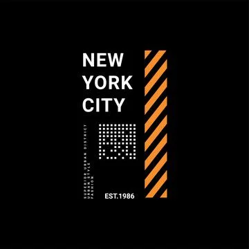 Brooklyn writing design, suitable for screen printing t-shirts, clothes, jack Illustrazione stock