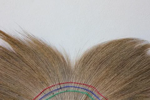 Broom background Stock Photos