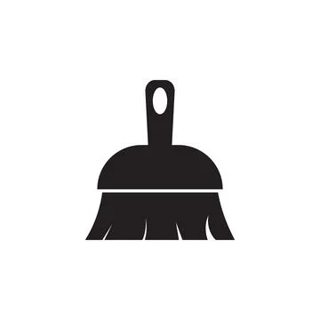 Broom icon. Elements of cyber security icon. Premium quality graphic design Stock Illustration
