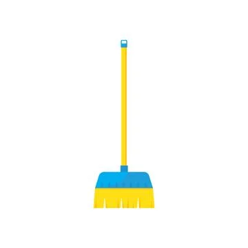 Broom icon  illustration vector design template Stock Illustration