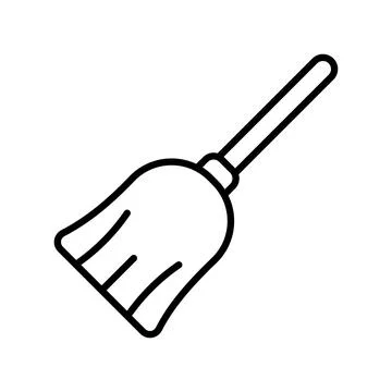 Broom icon vector design templates simple and modern Stock Illustration
