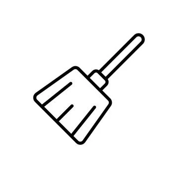 Broom icon vector design templates simple and modern Stock Illustration
