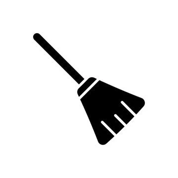 Broom icon vector design templates simple and modern Stock Illustration