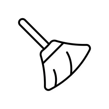 Broom icon vector design templates simple and modern Stock Illustration