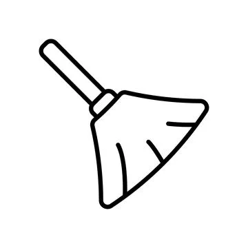 Broom icon vector design templates simple and modern Stock Illustration