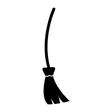 Broom icon vector Stock Illustration