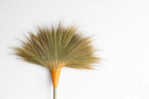 Broom made of grass Stock Photos