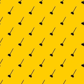 Broom pattern vector Stock Illustration