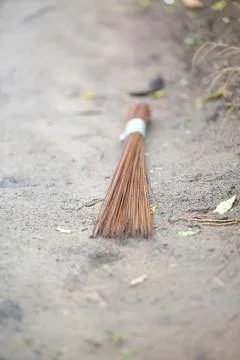 Broom stick Stock Photos