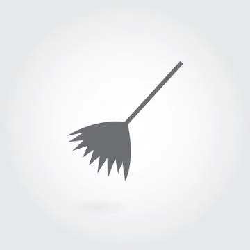 Broom symbol Stock Illustration
