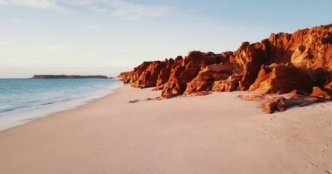 Broome Australia red Rocks 스톡 동영상 81269445