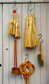 Brooms Stock Photos