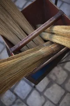 Brooms Stock-Fotos