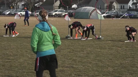 Brooms Up! Right to Left. Stock Footage 51398385