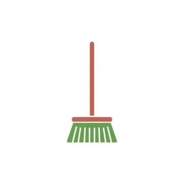 Broomstick vector illustration 스톡 일러스트