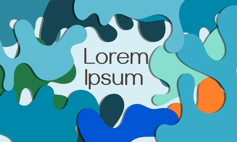 BROSUR BIRU Illustrazione stock