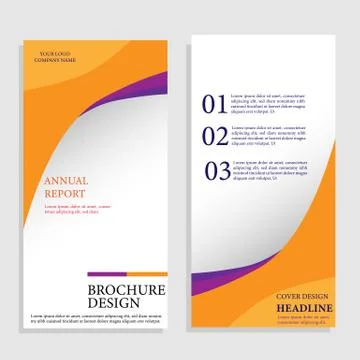 Brosur Simple Stock Illustration