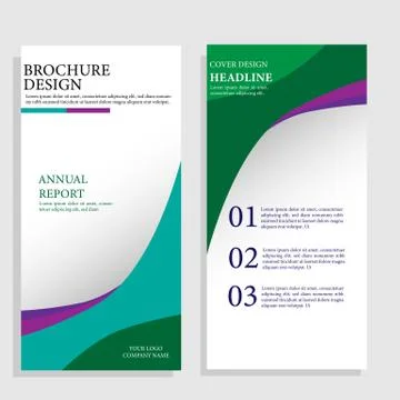 Brosur Simple Stock Illustration