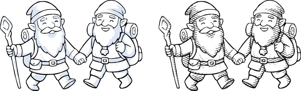 Brother wizard Stock Illustration