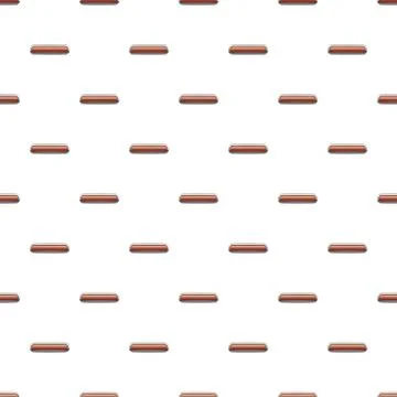 Broun rectangular button pattern Stock Illustration