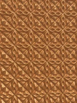 Brown 3d effect glossy leather textured background pattern Stockillustratie
