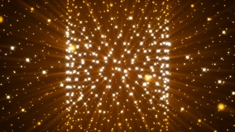 Brown abstract background and motion particles, loop Stock Footage 75333727