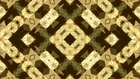 Brown abstract background, kaleidoscope, loop Stock Footage 142608832