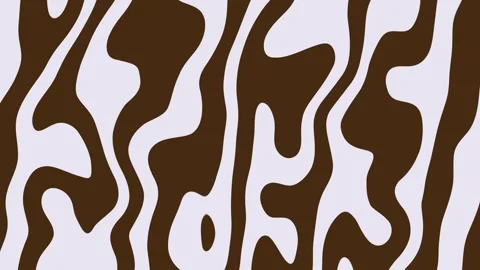 Brown abstract background, trippy hippie backgrounds, aesthetic retro wavy Stock Footage 297435403