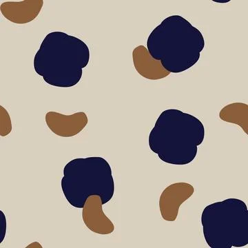 Brown Abstract Circles seamless pattern design イラスト素材