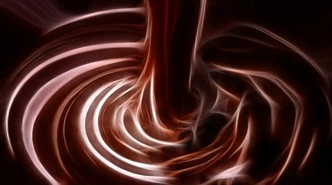Brown abstract with clear round lines. Beautiful, glossy texture. Stock Illustration
