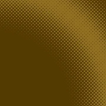 Brown abstract halftone circle pattern background - vector graphic design Stock Illustration