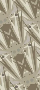 Brown Abstract Seamless Pattern Stock Illustration