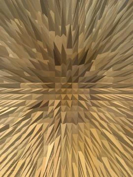 Brown abstract sharp background Stock Illustration