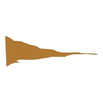 Brown Abstract Wave Shape Design Illustration