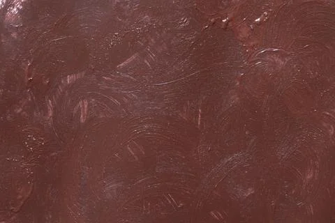 Brown acrylic paint texture with brush strokes for backgrounds, wallpaper, br Stock Illustration