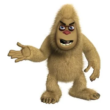 Brown alien 스톡 일러스트