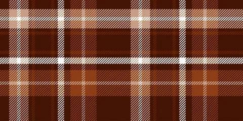 Brown and beige checkered pattern, classic Scottish tartan, abstract design Stock Illustration
