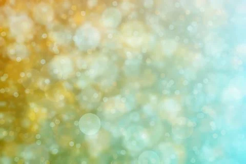 Brown and blue abstract defocused background, circle shape bokeh pattern. Stock Illustration