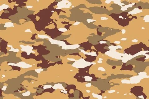 Brown and gray camouflage pattern background Stock Illustration