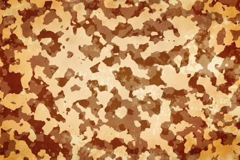 Brown and gray camouflage pattern blackground. Stock Illustration